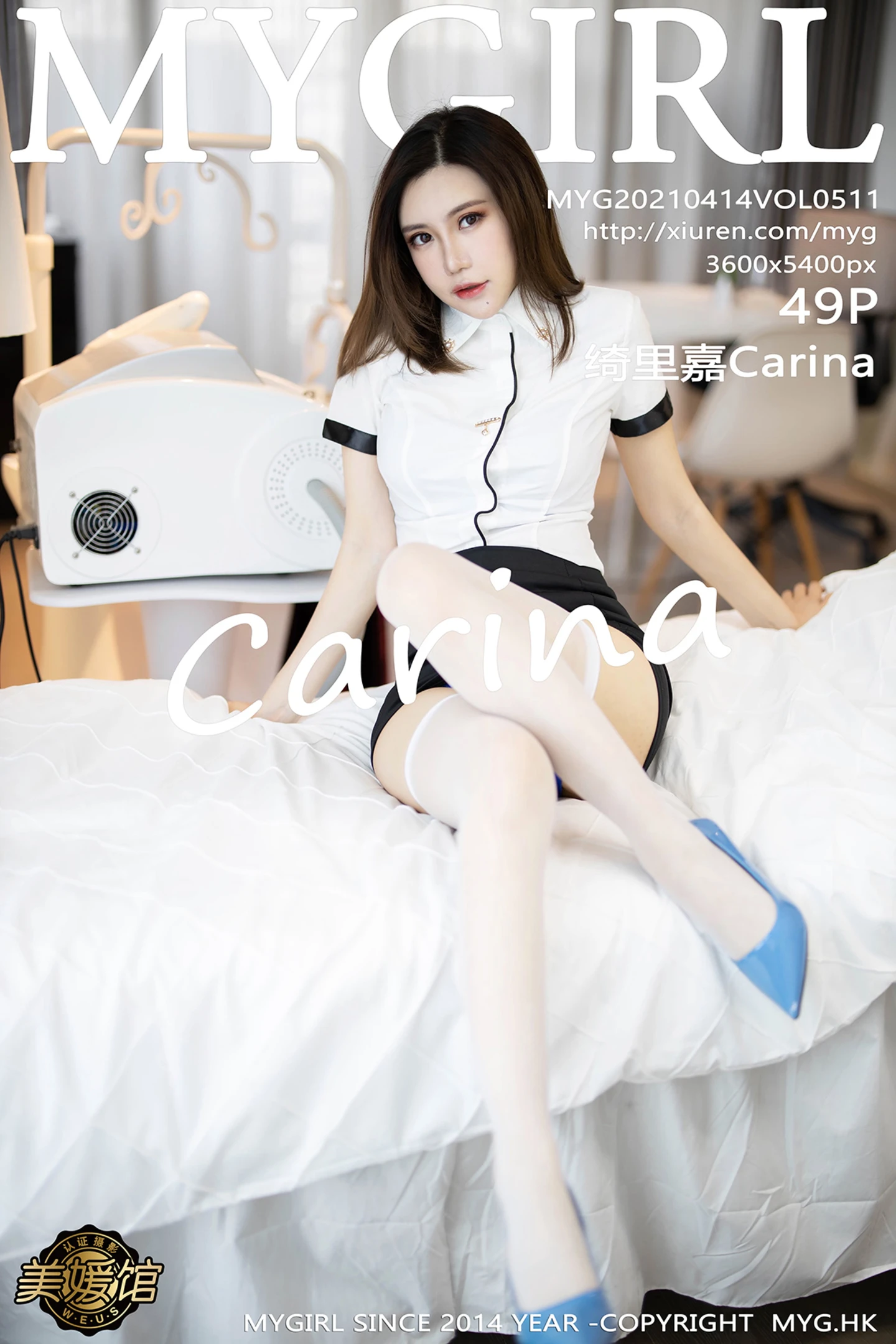 [MyGirl美媛馆]Vol.510_女神王馨瑶yanni私房白衬衫配黑皮裙黑丝裤袜秀美腿诱惑写真62P-秀人网 - XiuRen.Xyz